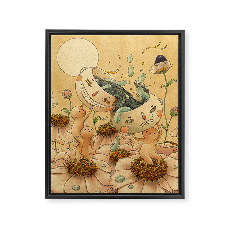 Balance Framed Canvas Print Gallery Image 3