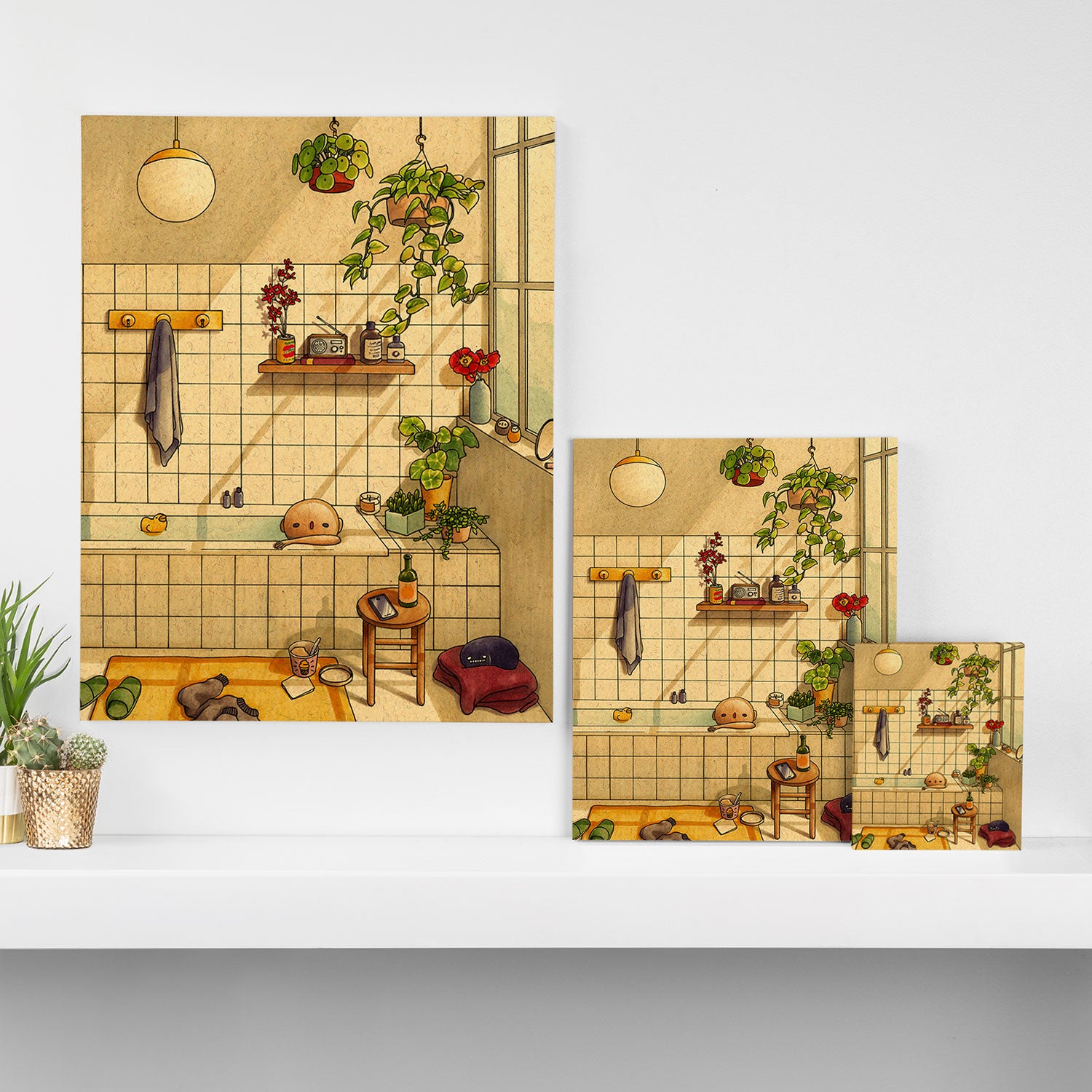 Bathroom Canvas Print Gallery Image 3