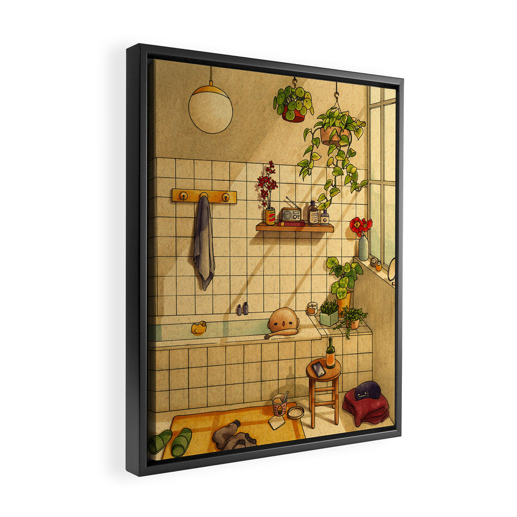 Bathroom Framed Canvas Print Gallery Image 2