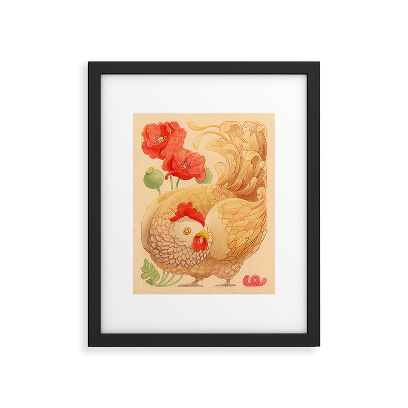 Big Chicken Framed Art Print Gallery Image 5