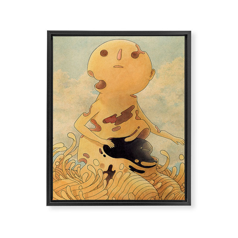 Bloat Framed Canvas Print Gallery Image 6