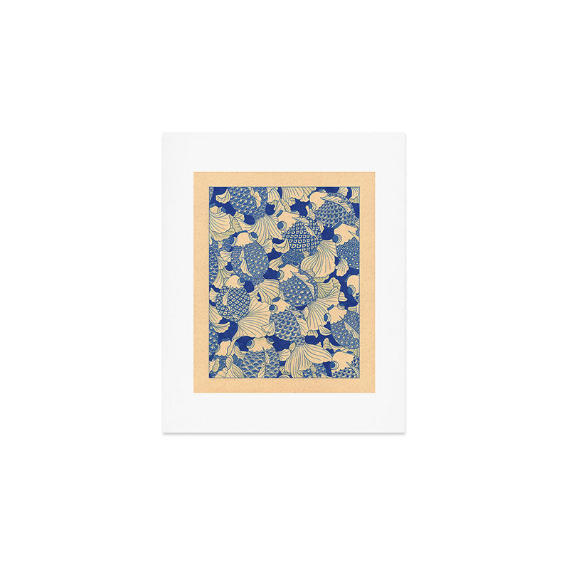 Blue Fish Art Print Gallery Image 1
