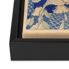 Blue Fish Framed Canvas Print Gallery Image 3