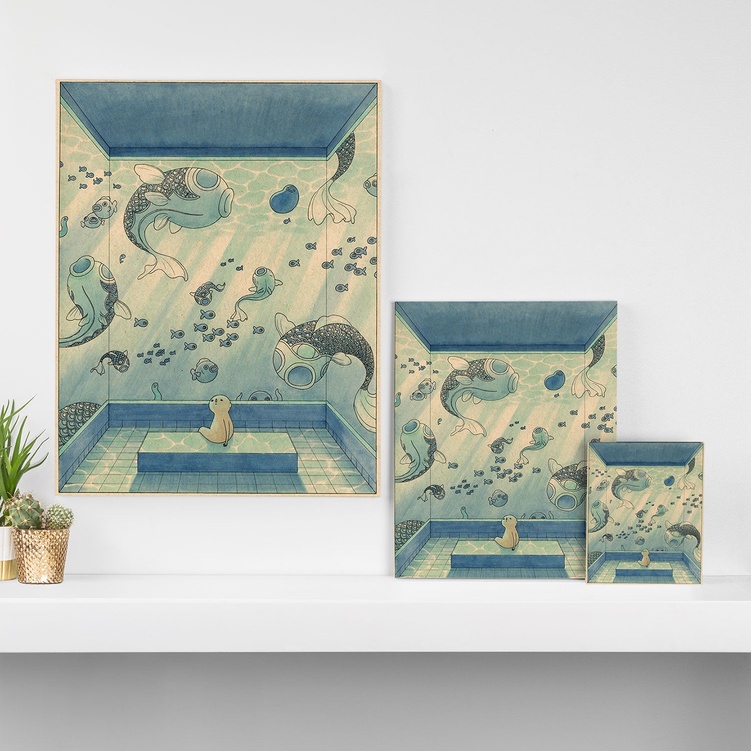 Blue Hours Canvas Print Gallery Image 3