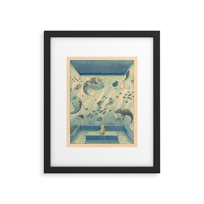 Blue Hours Framed Art Print Gallery Image 1