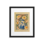Blue Porcelain Vase Framed Art Print Gallery Image 5