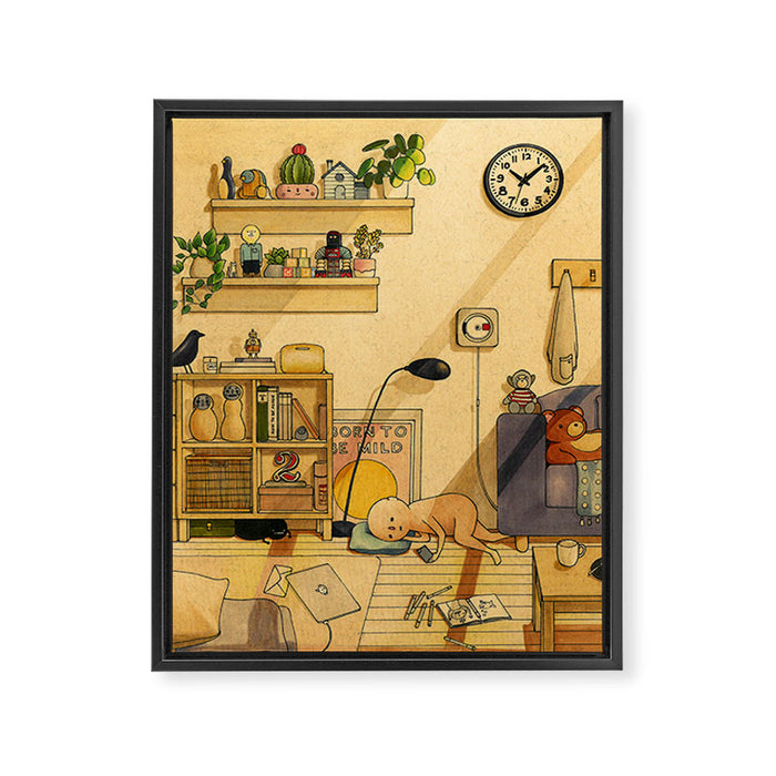 Born to be Mild Framed Canvas Print Gallery Image 1
