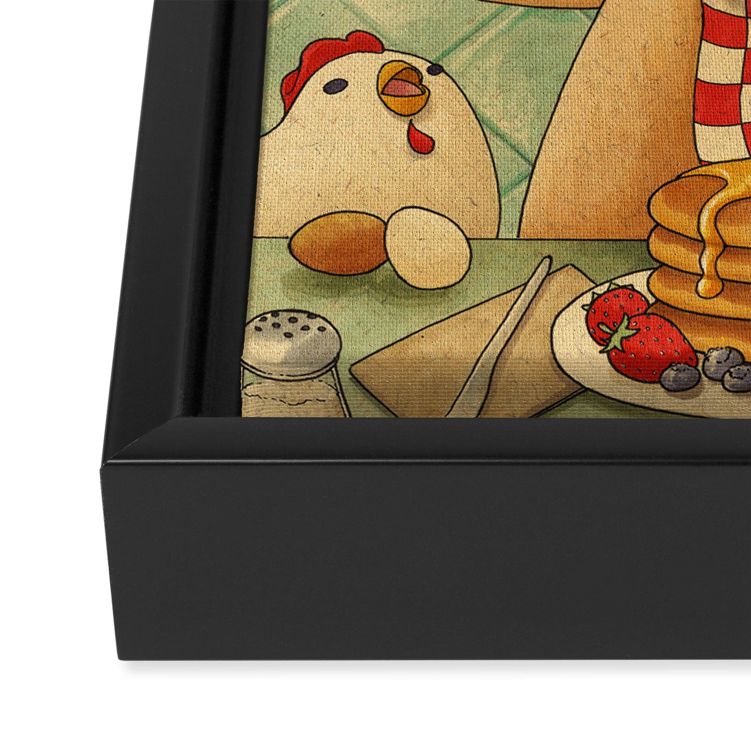 Breakfast Framed Canvas Print Gallery Image 3