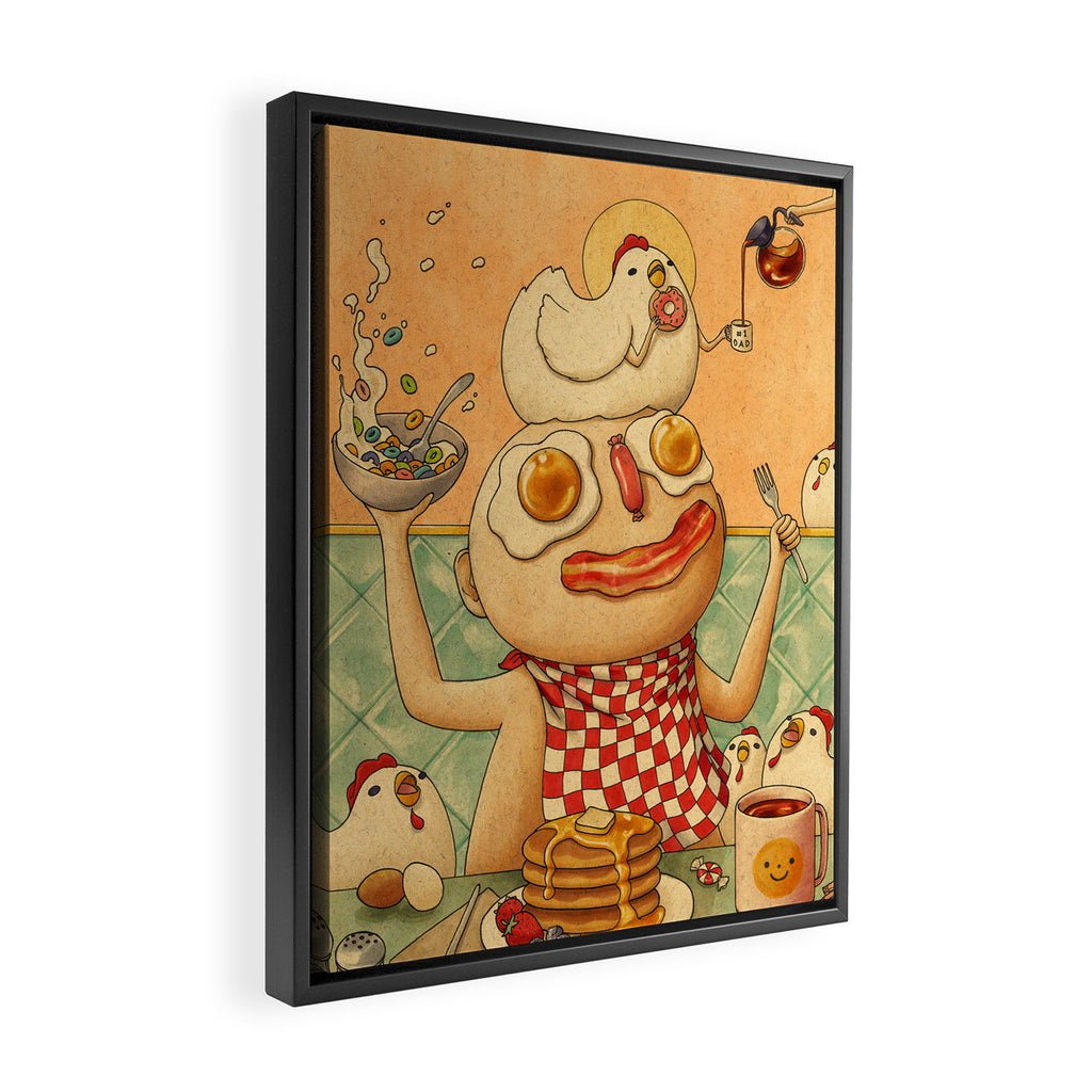 Breakfast Framed Canvas Print Gallery Image 2