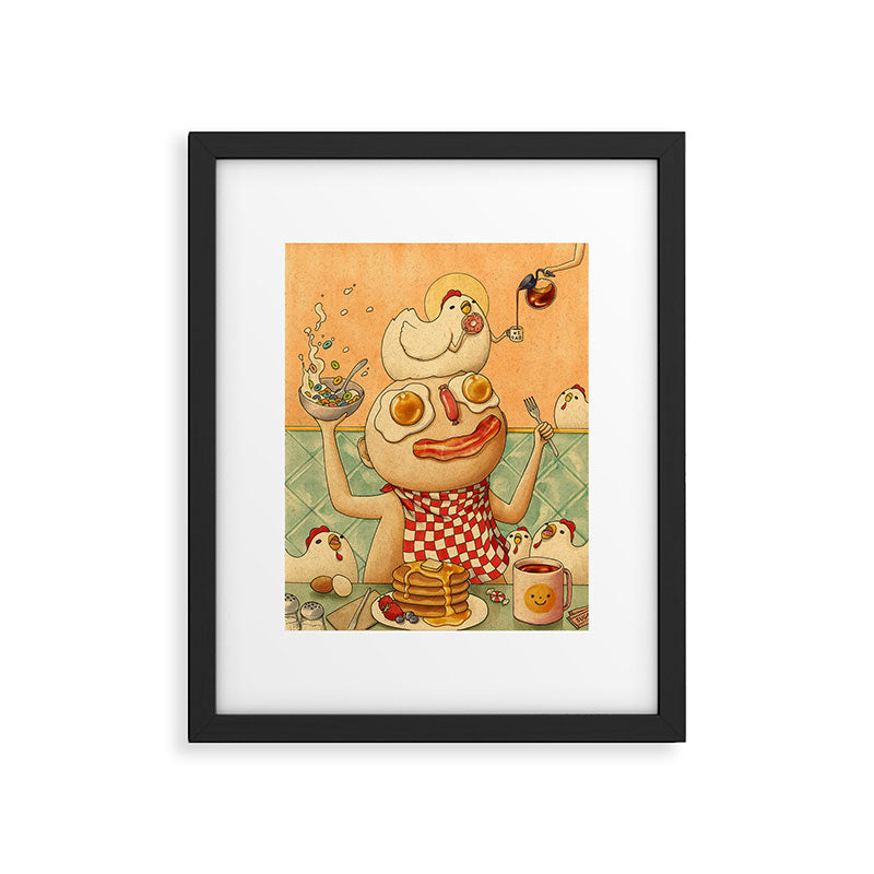 Breakfast Framed Art Print Gallery Image 5