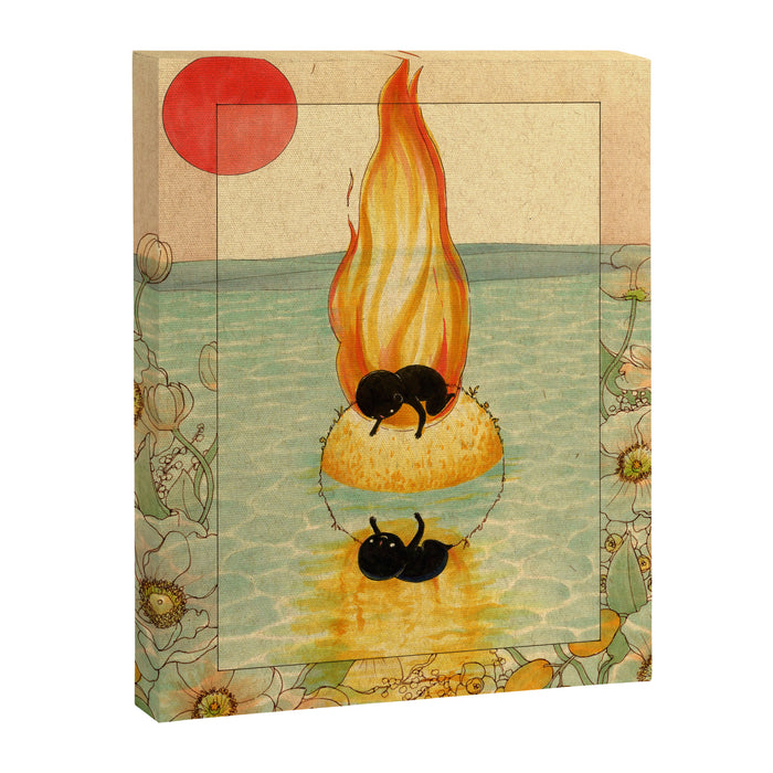 Burning Canvas Print Gallery Image 1