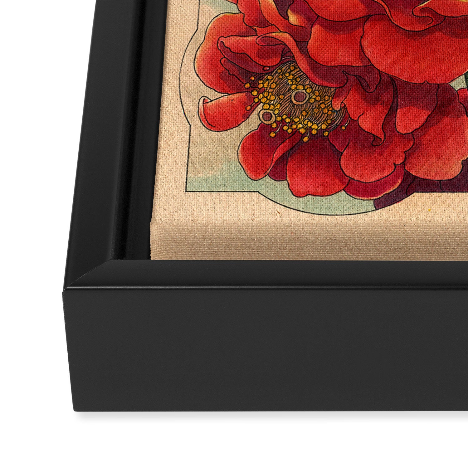 Camellias Framed Canvas Print Gallery Image 3