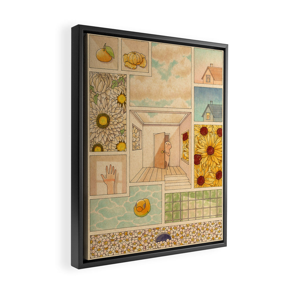 Camera Roll Framed Canvas Print Gallery Image 2