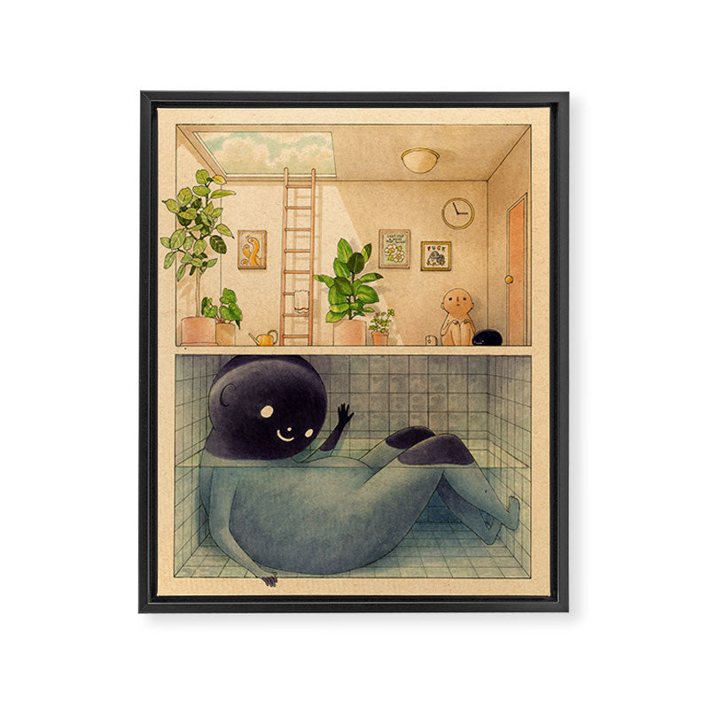 Can't Stop a Mood That Swings Framed Canvas Print Gallery Image 6