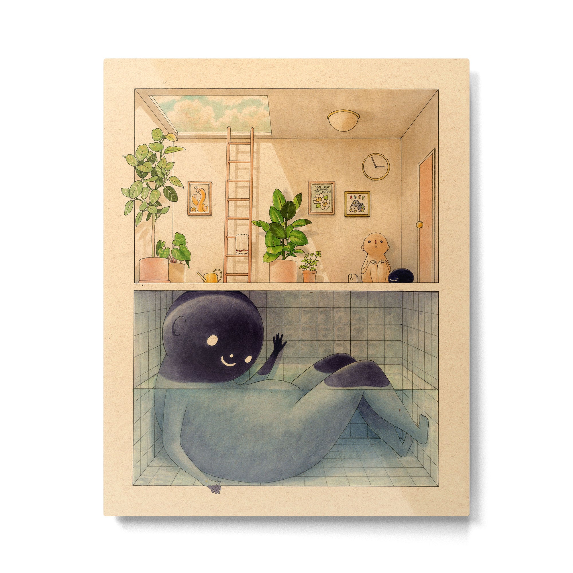 Can't Stop a Mood That Swings Metal Print Gallery Image 4