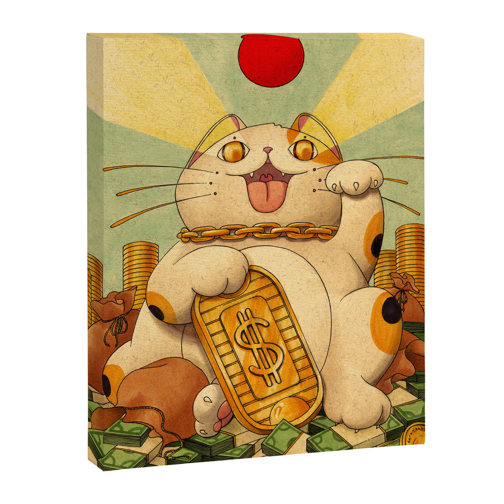 Cash Money Canvas Print Gallery Image 6