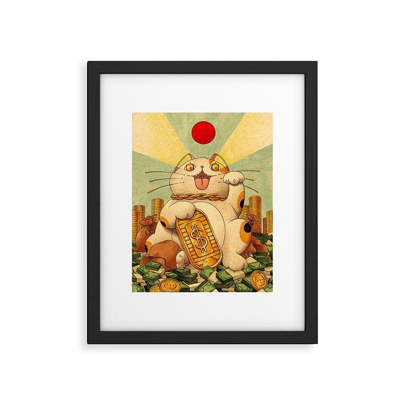 Cash Money Framed Art Print Gallery Image 4