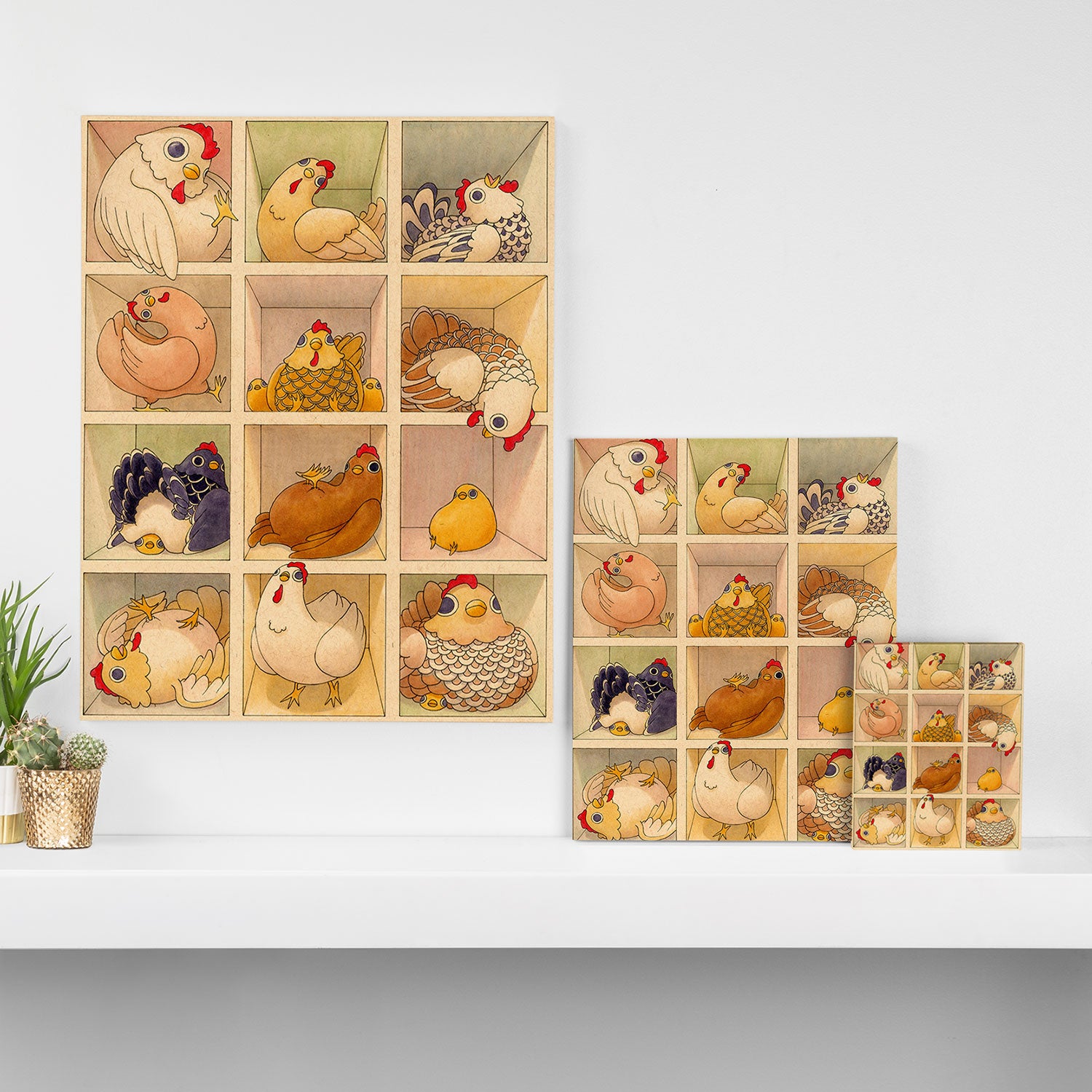 Chicken Coop Canvas Print Gallery Image 3