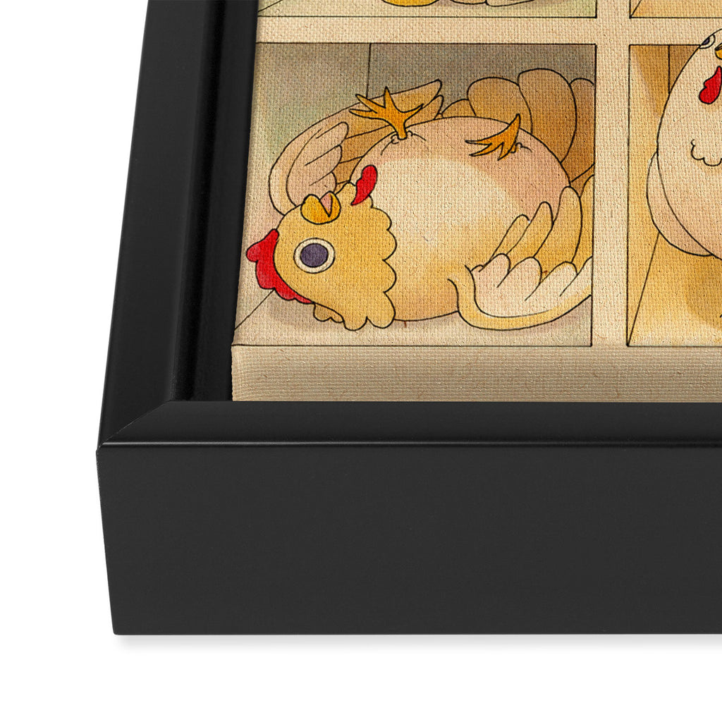 Chicken Coop Framed Canvas Print Gallery Image 3