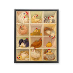 Chicken Coop Framed Canvas Print Gallery Image 6