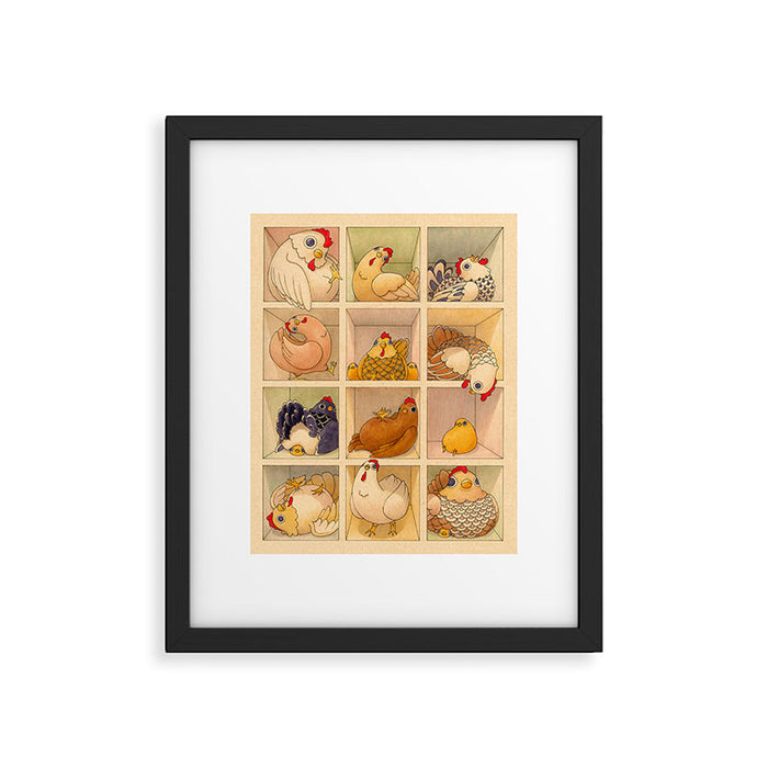 Chicken Coop Framed Art Print Gallery Image 1