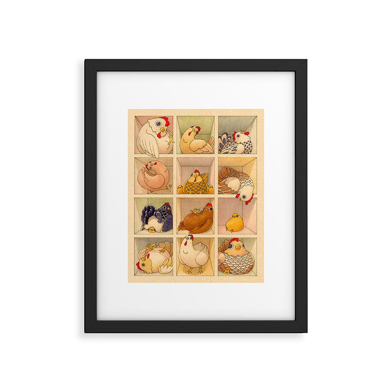 Chicken Coop Framed Art Print Gallery Image 5