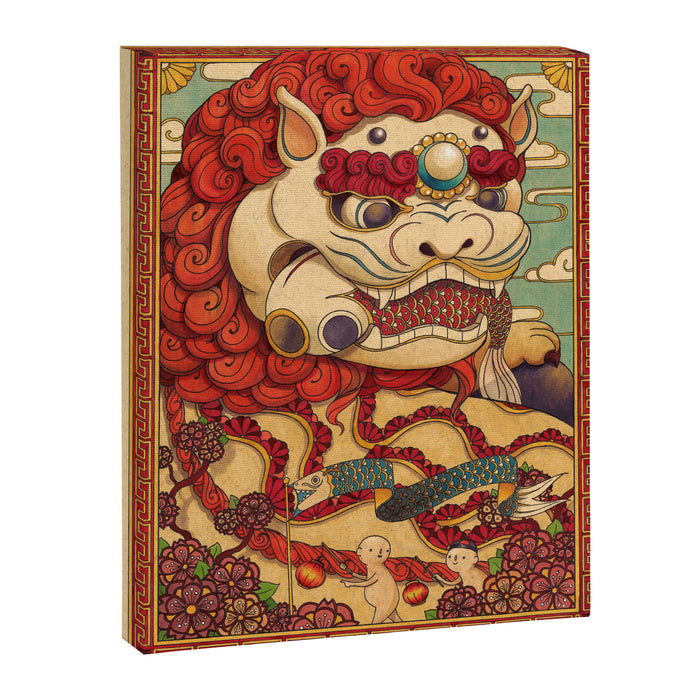 Chinese Lion Canvas Print Gallery Image 1