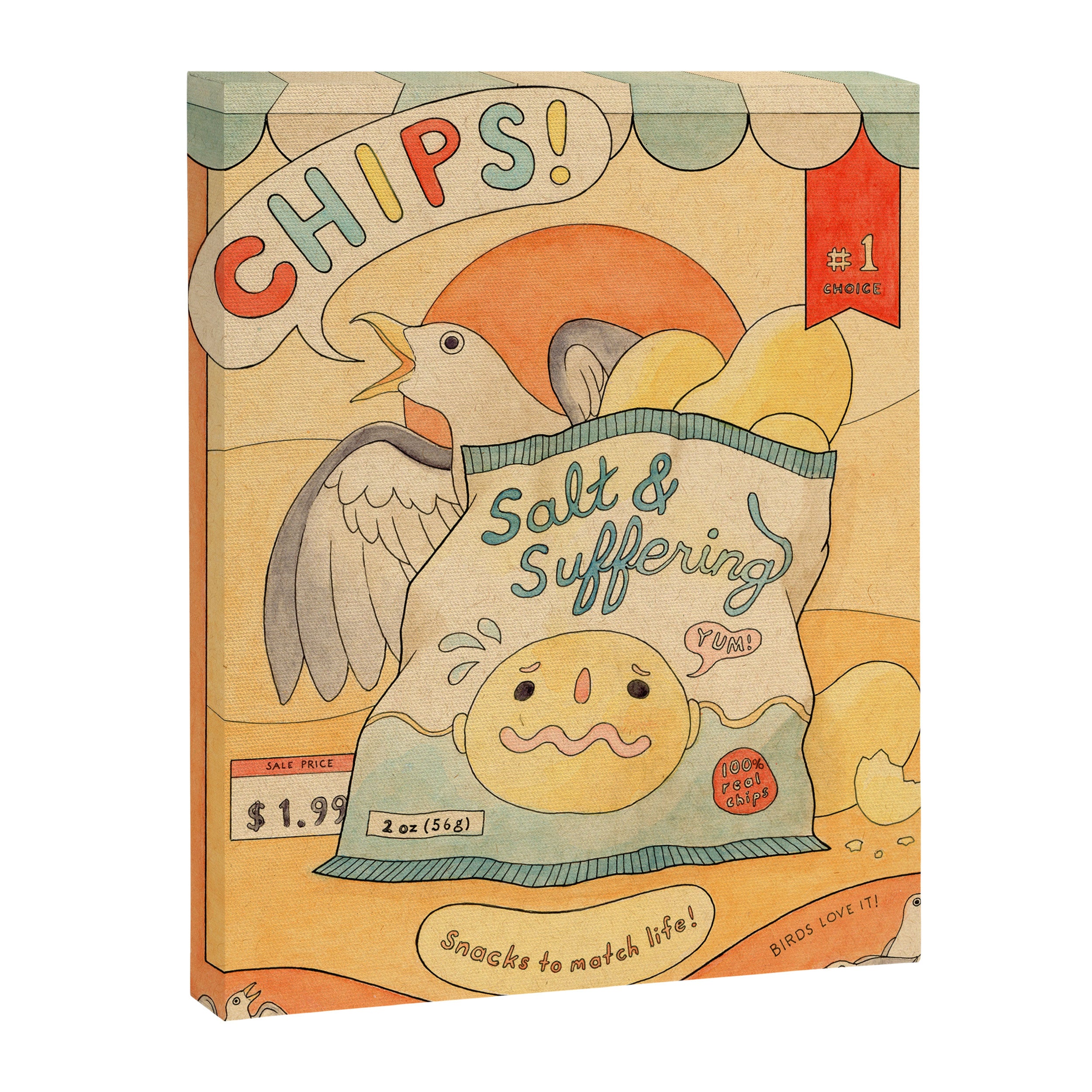 Chips Canvas Print Gallery Image 3