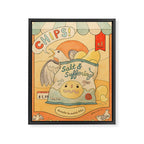 Chips Framed Canvas Print Gallery Image 6