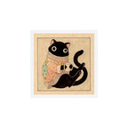 Christmas Cat 01 Art Print Gallery Image 1