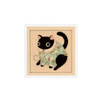Christmas Cat 02 Art Print Gallery Image 1