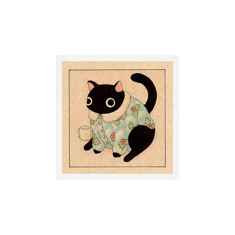 Christmas Cat 02 Art Print Gallery Image 1