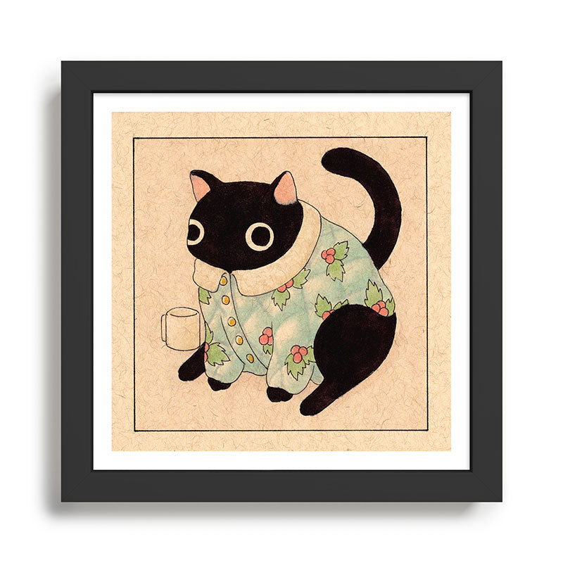 Christmas Cat 02 Framed Art Print Gallery Image 1