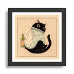 Christmas Cat 03 Framed Art Print Gallery Image 1