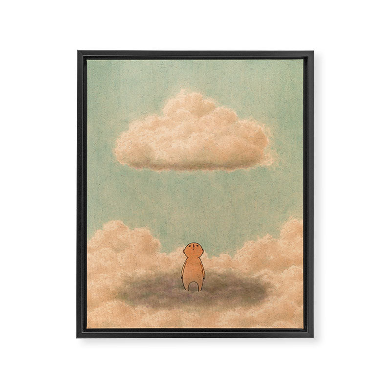 Cloud Shadow Framed Canvas Print Gallery Image 3