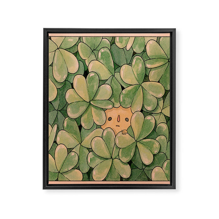 Clover  Framed Canvas Print Gallery Image 1
