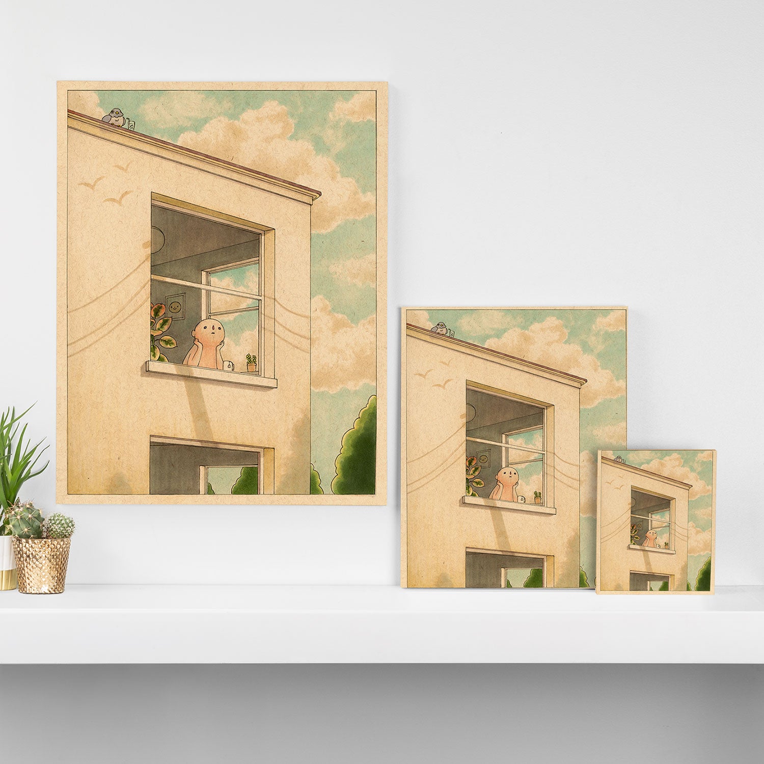 Corner Window Canvas Print Gallery Image 3