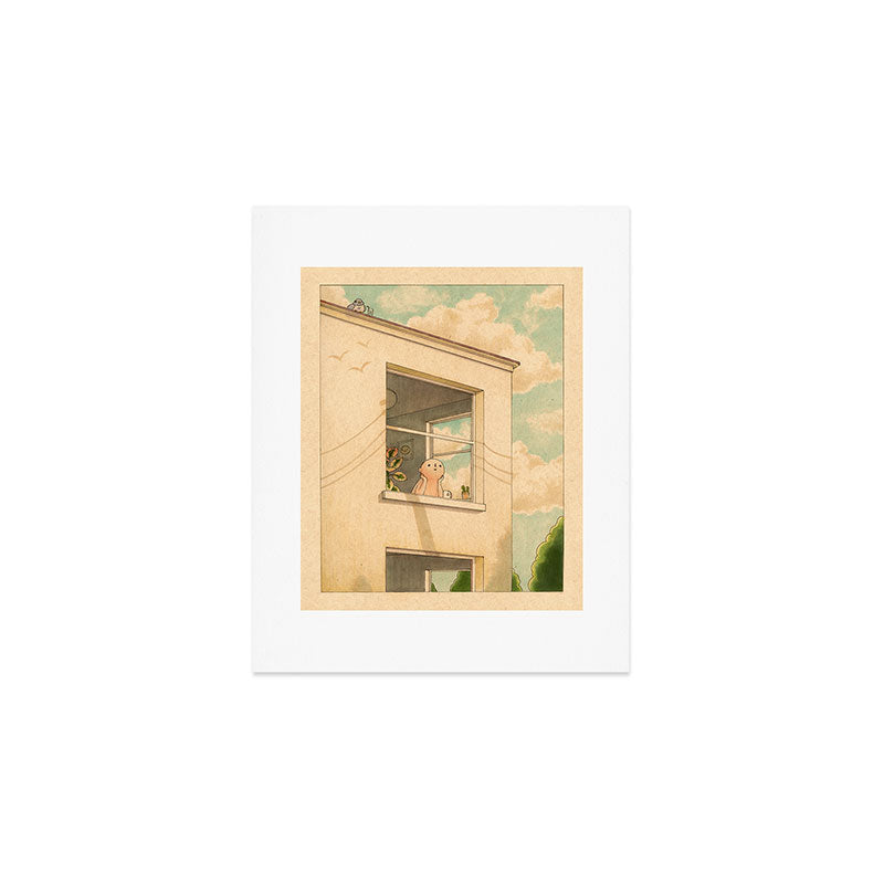 Corner Window Art Print Gallery Image 1