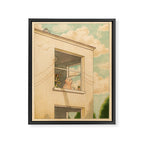 Corner Window Framed Canvas Print Gallery Image 6