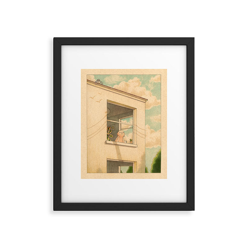 Corner Window Framed Art Print Gallery Image 4