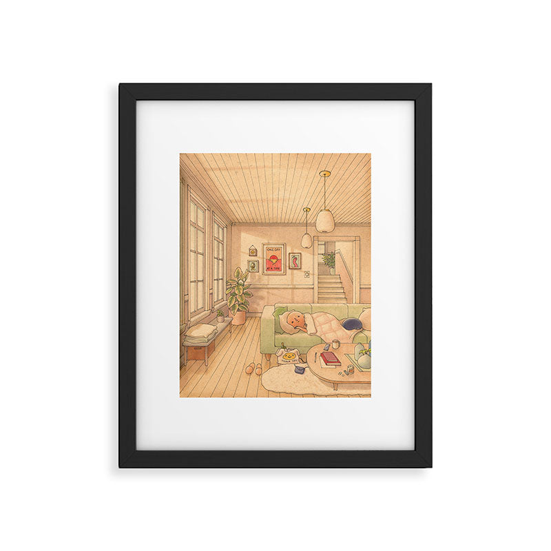 Couch Nap 2 Framed Art Print Gallery Image 5