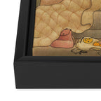 Couch Nap Framed Canvas Print Gallery Image 3