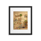 Couch Nap Framed Art Print Gallery Image 5