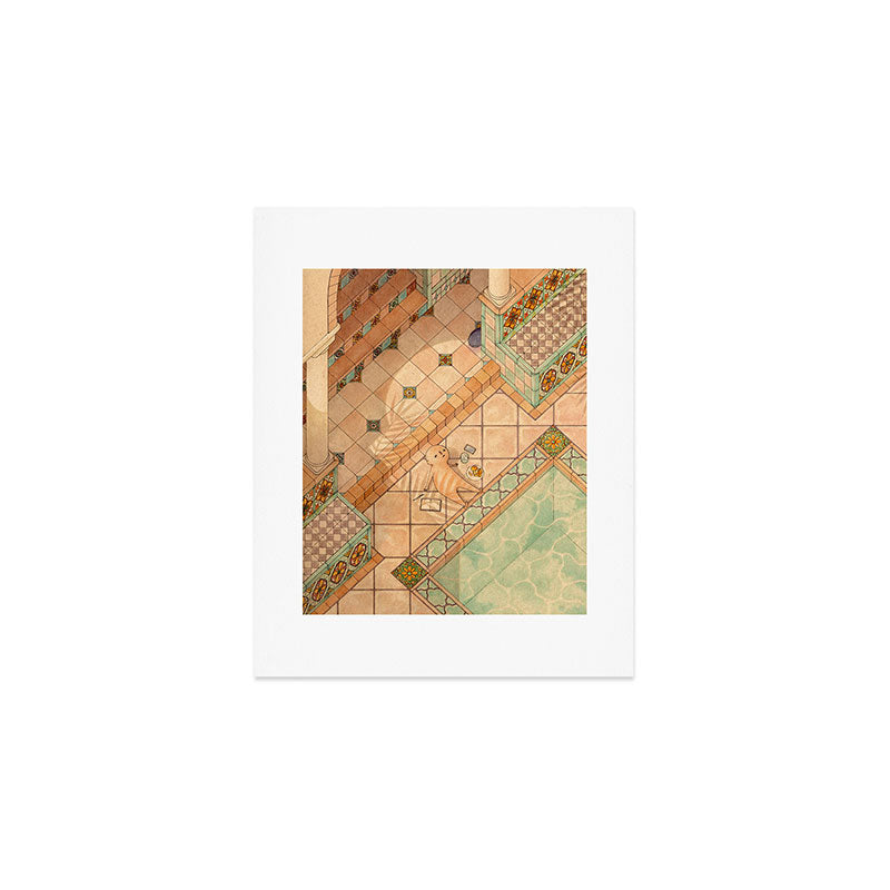 Courtyard Art Print Gallery Image 1