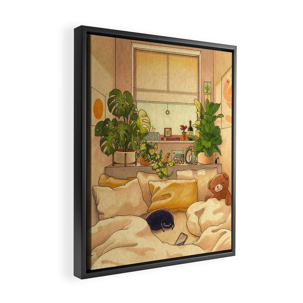 Cozy Space Framed Canvas Print Gallery Image 2