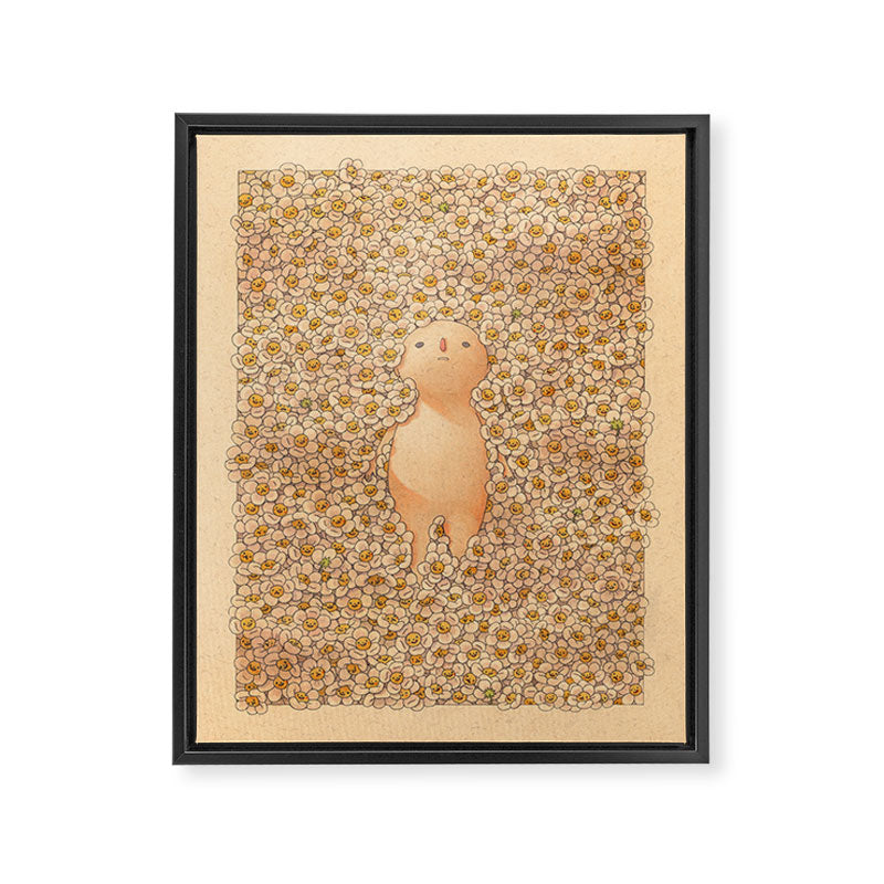 Daisy Field Framed Canvas Print Gallery Image 6