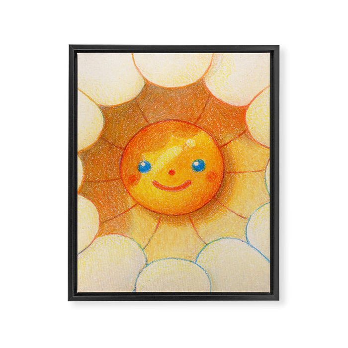 Daisy Framed Canvas Print Gallery Image 1