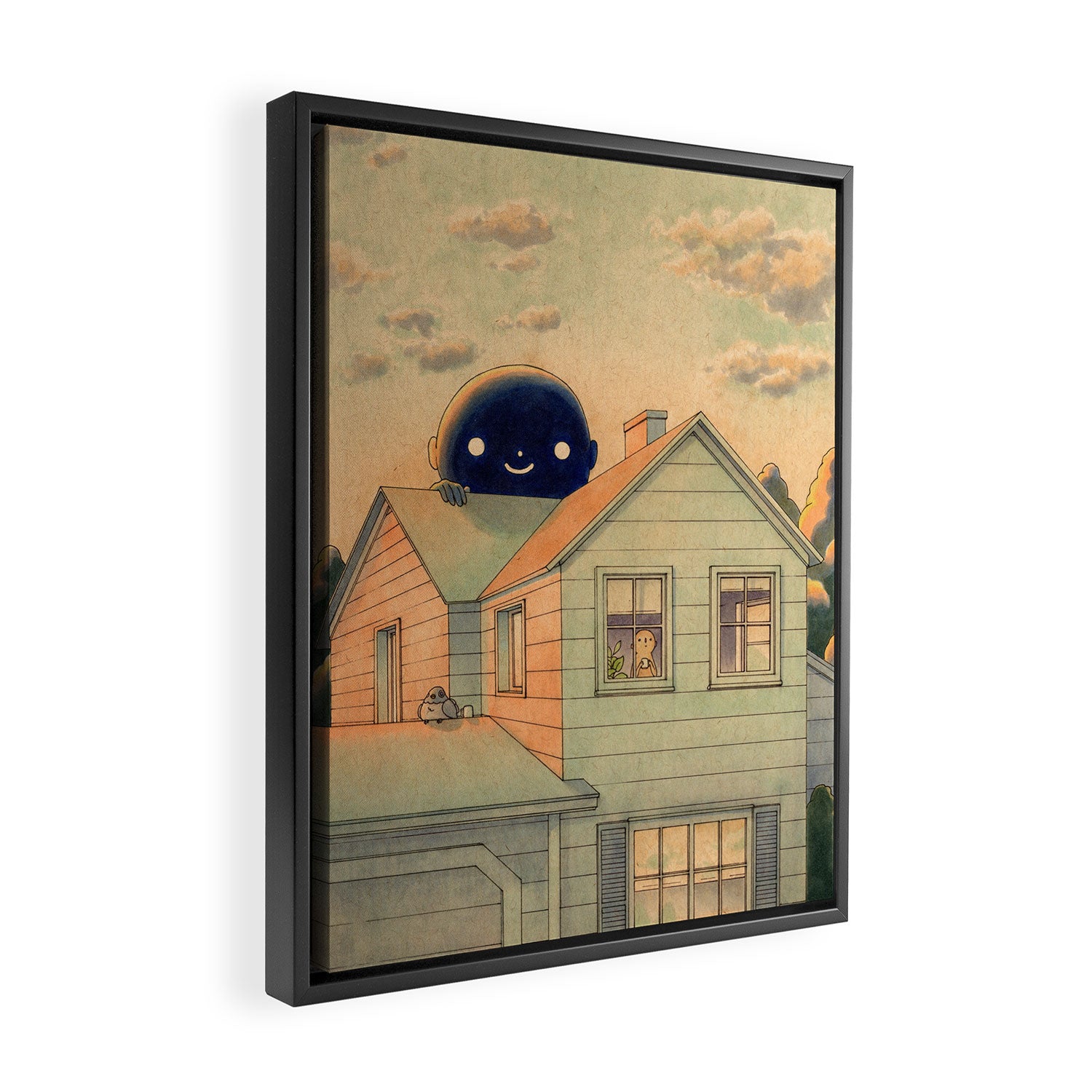Dawn Framed Canvas Print Gallery Image 2