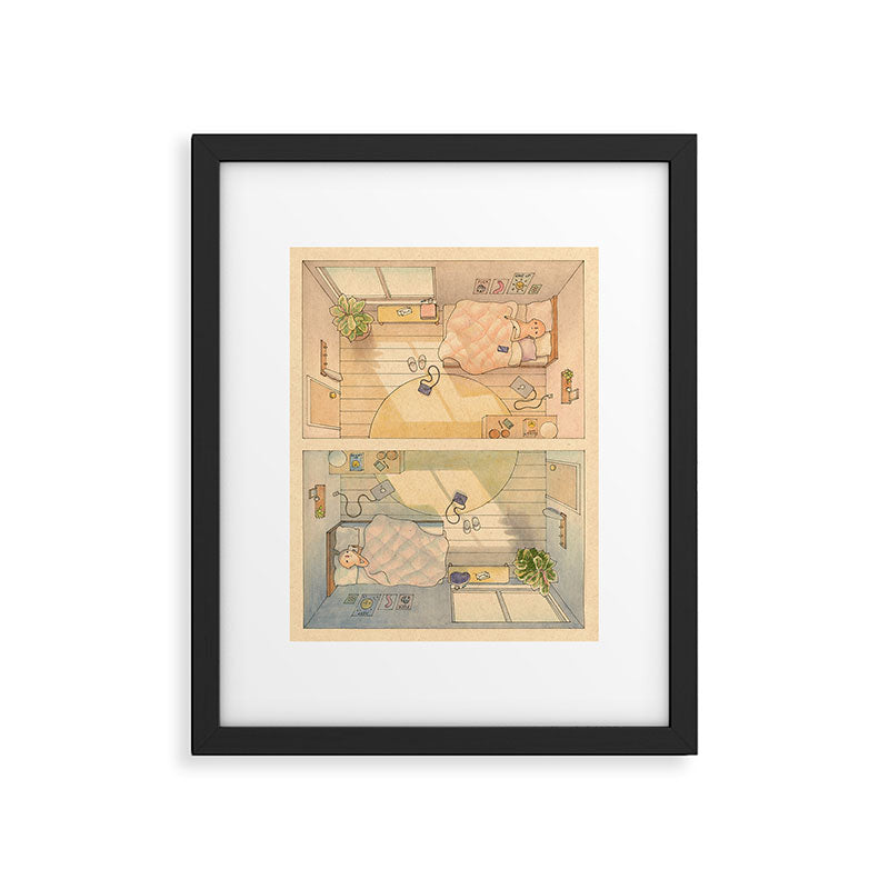 Day and Night Framed Art Print Gallery Image 5