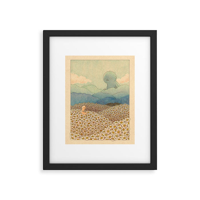 Diasy Fields Framed Art Print Gallery Image 1